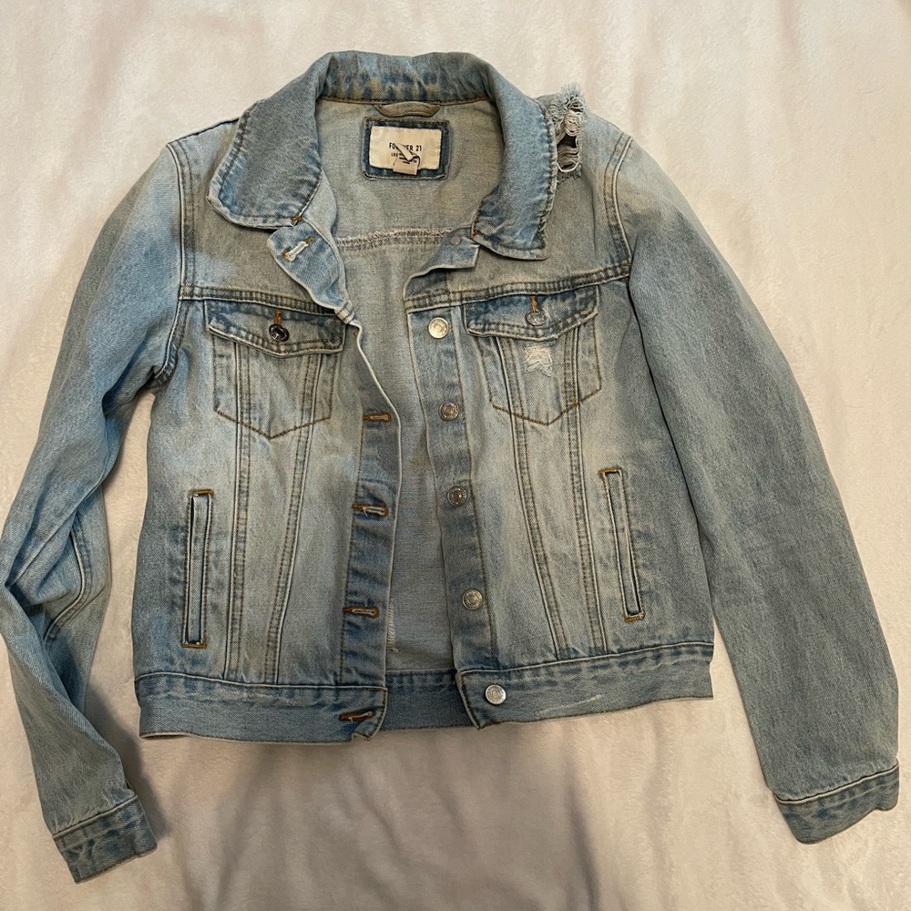 Distressed Jean Jacket